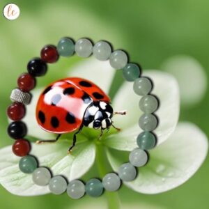 hand-made Ladybug and Cloverleaf